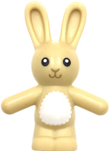 Lego new tan bunny rabbit - bunny,