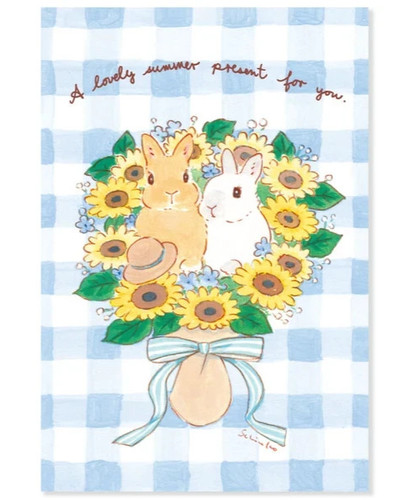 Rabbit sunflower bouquet - rabbit,