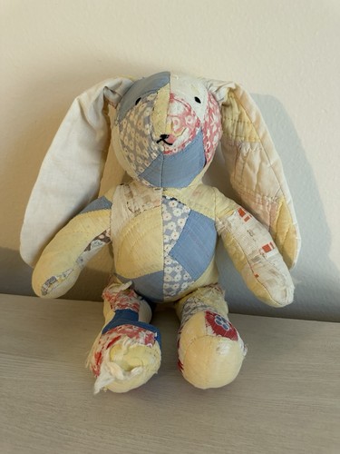 Vintage quilted bunny - bunny, 16”